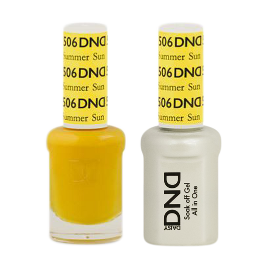 DND Nail Lacquer And Gel Polish, 506, Summer Sun, 0.5oz MY0924