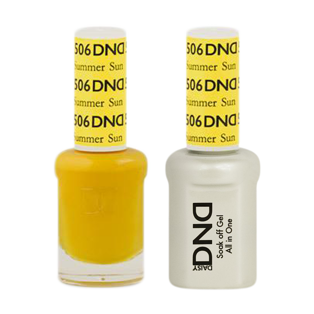 DND Nail Lacquer And Gel Polish, 506, Summer Sun, 0.5oz MY0924