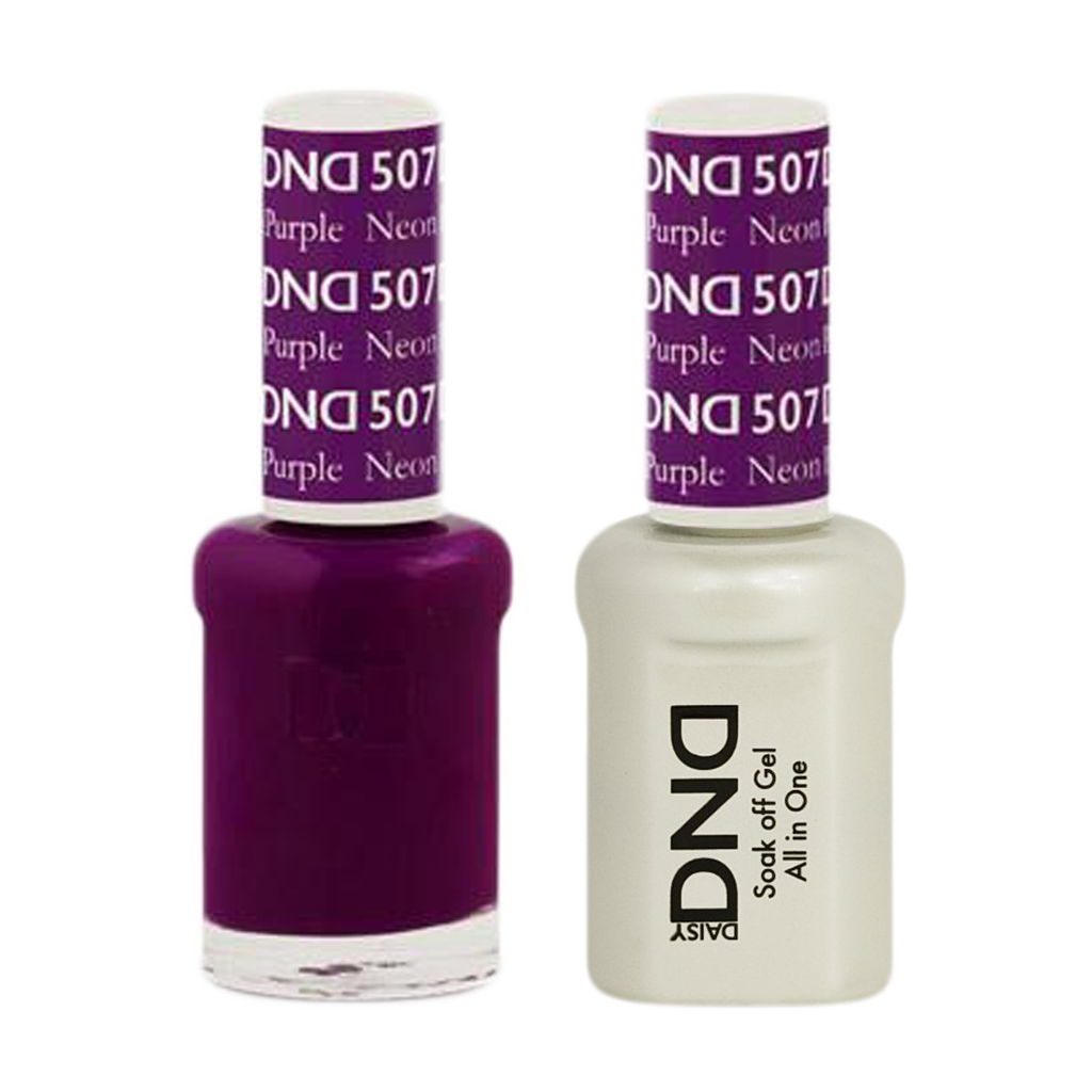 DND Nail Lacquer And Gel Polish, 507, Neon Purple, 0.5oz MY0924