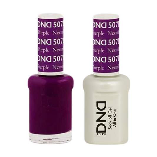 DND Nail Lacquer And Gel Polish, 507, Neon Purple, 0.5oz MY0924