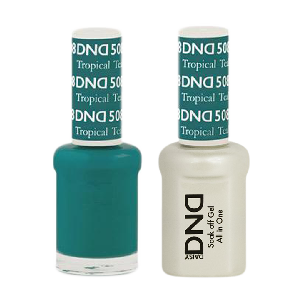 DND Nail Lacquer And Gel Polish, 508, Tropical Teal, 0.5oz MY0924