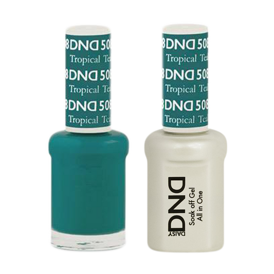 DND Nail Lacquer And Gel Polish, 508, Tropical Teal, 0.5oz MY0924