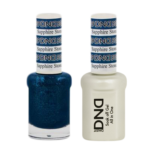 DND Nail Lacquer And Gel Polish, 509, Sapphire Stone, 0.5oz MY0924