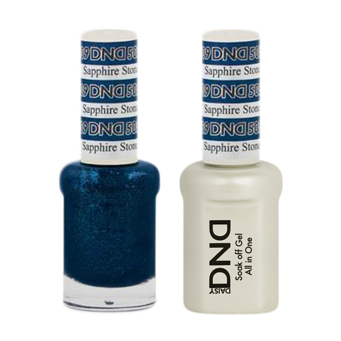 DND Nail Lacquer And Gel Polish, 509, Sapphire Stone, 0.5oz MY0924