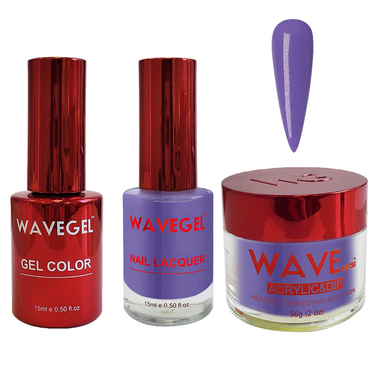 Wave Gel 4in1 Dipping Powder + Gel Polish + Nail Lacquer, QUEEN Collection, 050, Kensington Palace