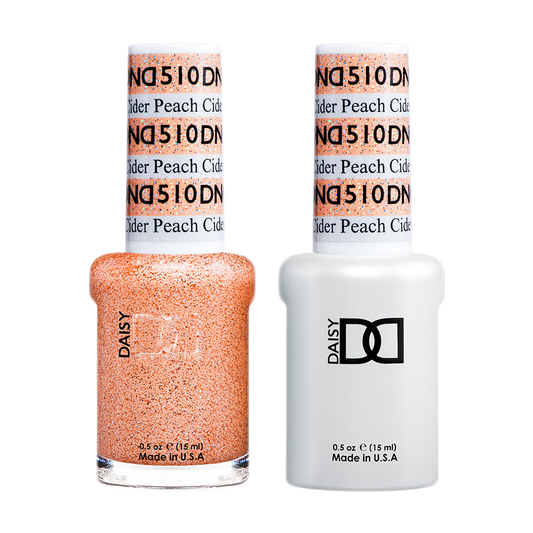 DND Nail Lacquer And Gel Polish, 510, Peach Cider, 0.5oz MY0924