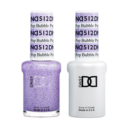 DND Nail Lacquer And Gel Polish, 512, Bubble Pop, 0.5oz MY0924