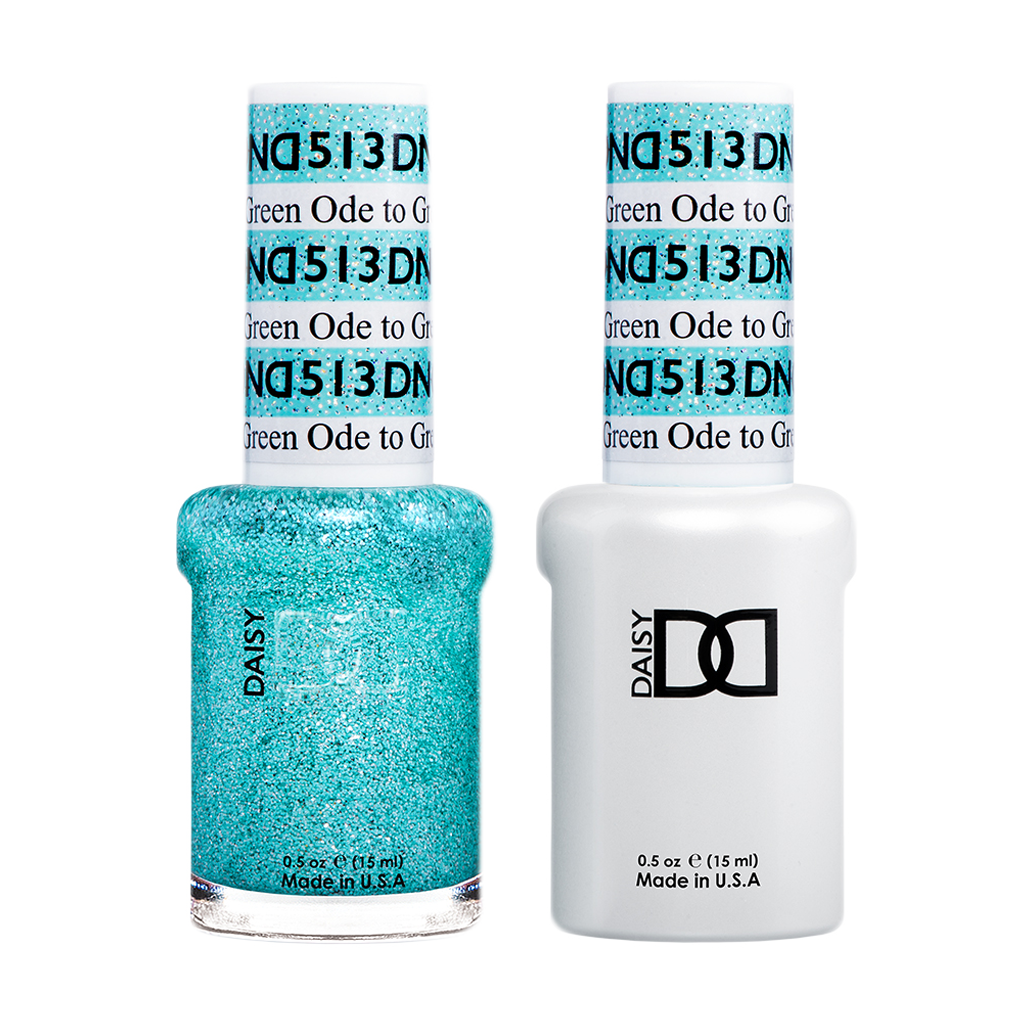 DND Nail Lacquer And Gel Polish, 513, Ode To Green, 0.5oz MY0924