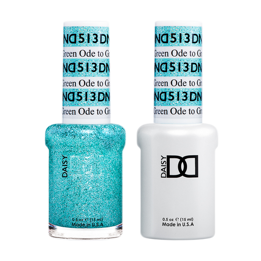 DND Nail Lacquer And Gel Polish, 513, Ode To Green, 0.5oz MY0924