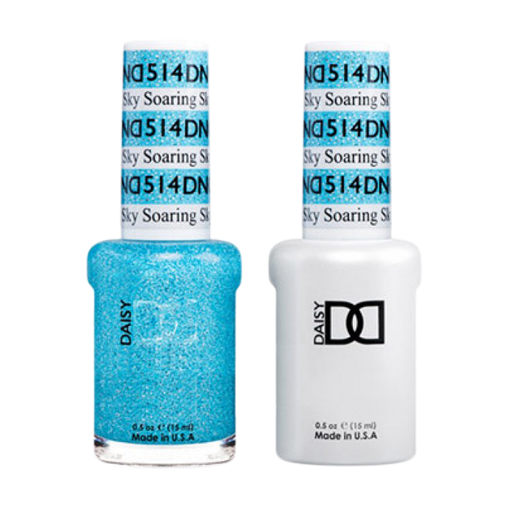 DND Nail Lacquer And Gel Polish, 514, Soaring Sky, 0.5oz MY0924