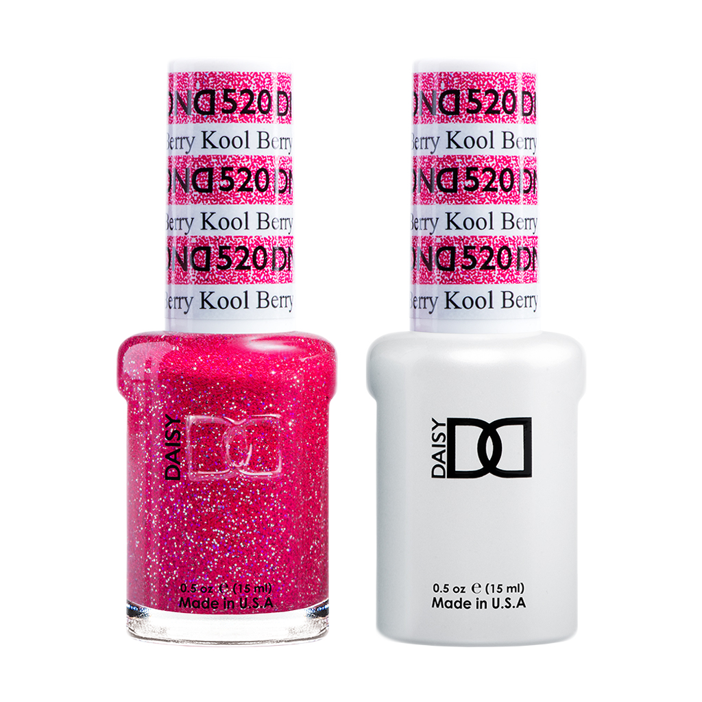 DND Nail Lacquer And Gel Polish, 520, Kool Berry, 0.5oz MY0924