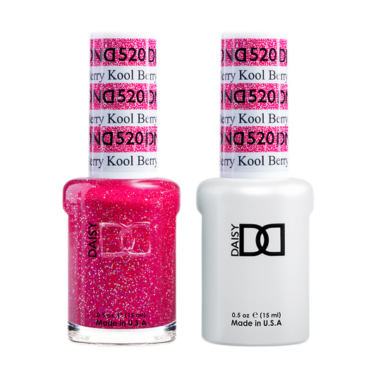 DND Nail Lacquer And Gel Polish, 520, Kool Berry, 0.5oz MY0924