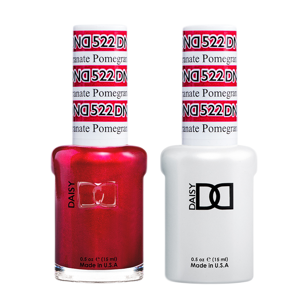 DND Nail Lacquer And Gel Polish, 522, Pomegranate, 0.5oz MY0924