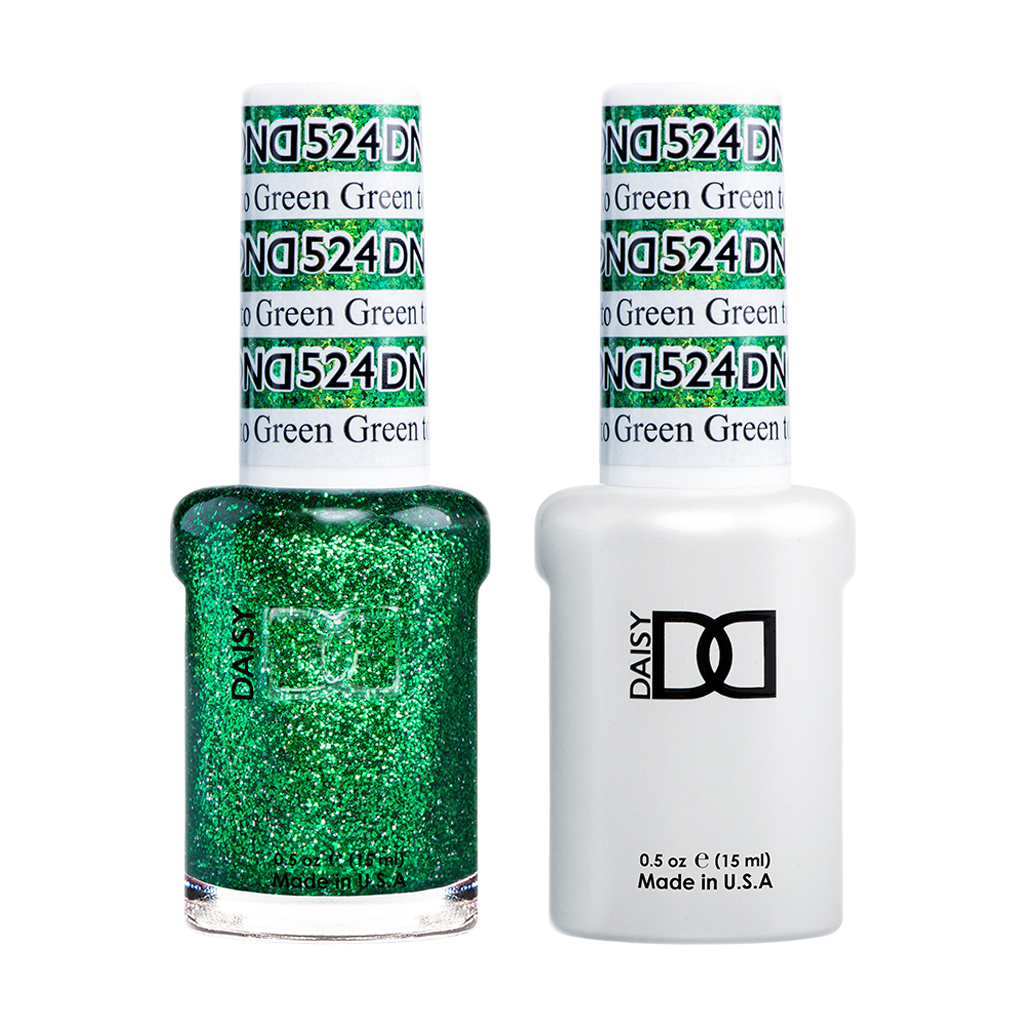 DND Nail Lacquer And Gel Polish, 524, Green To Green, 0.5oz MY0924