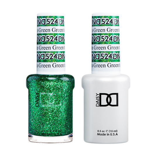 DND Nail Lacquer And Gel Polish, 524, Green To Green, 0.5oz MY0924