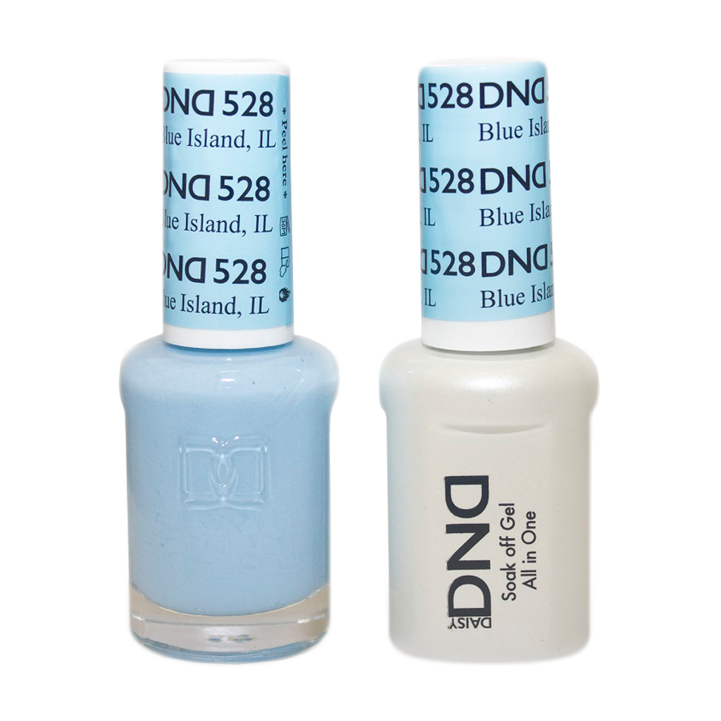 DND Nail Lacquer And Gel Polish, 528, Blue ISland, 0.5oz MY0924