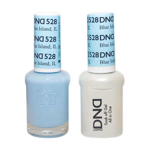 DND Nail Lacquer And Gel Polish, 528, Blue ISland, 0.5oz MY0924