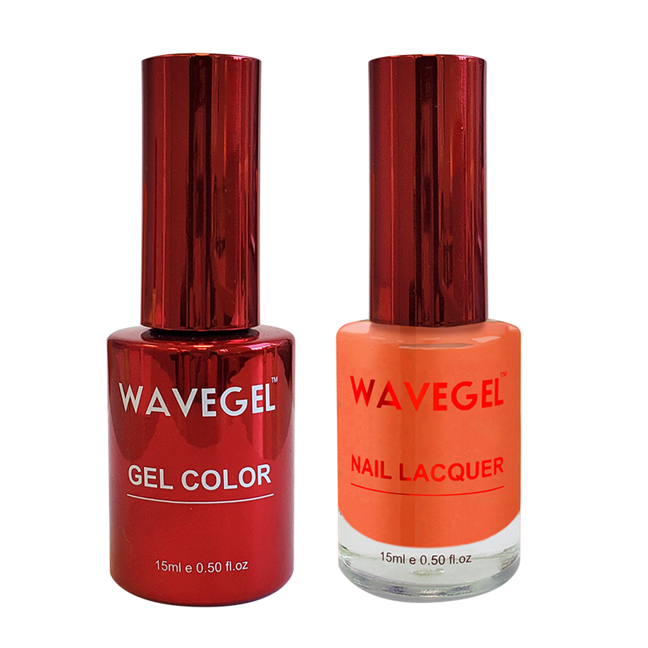 Wave Gel Nail Lacquer + Gel Polish, QUEEN Collection, 052, Burnt Orange, 0.5oz