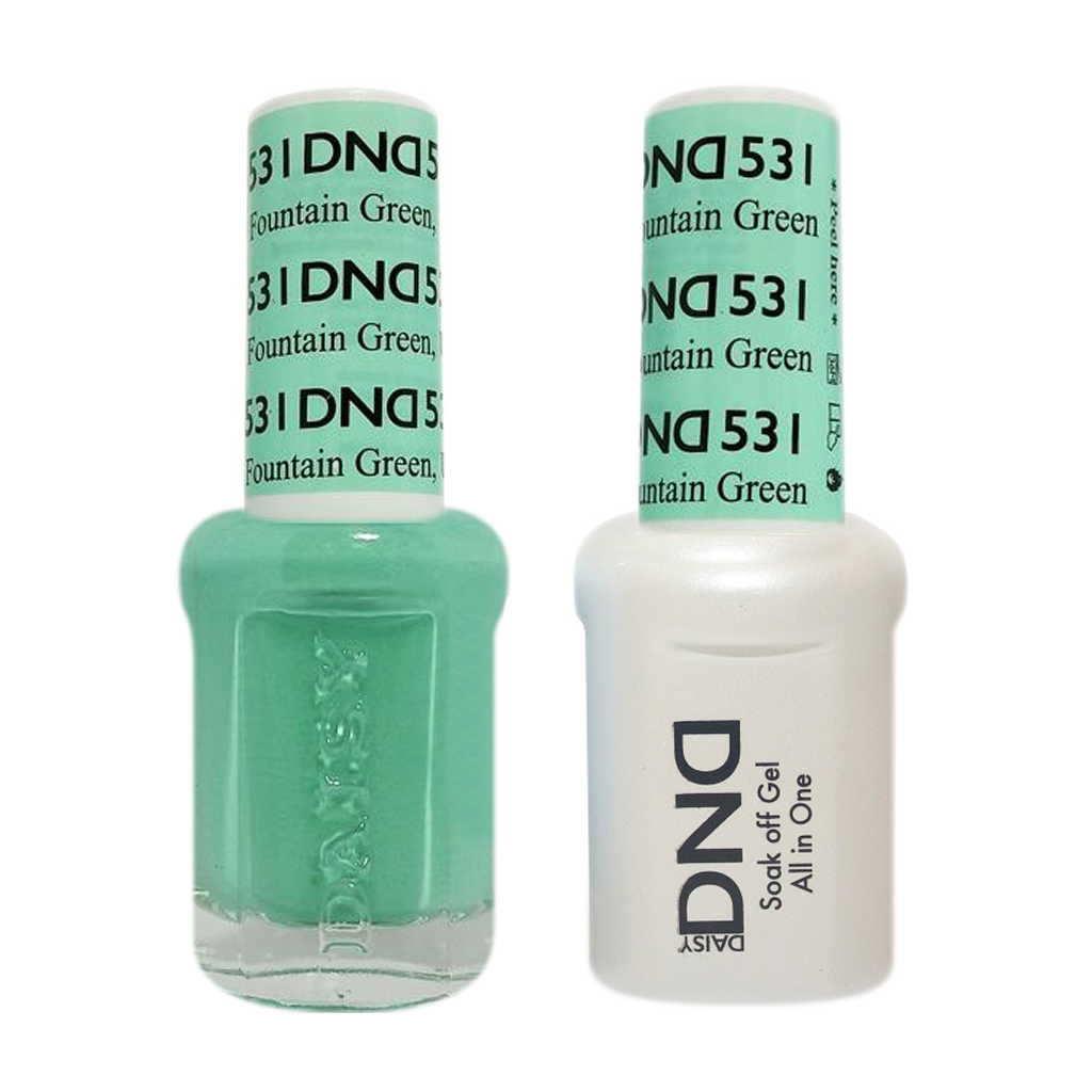 DND Nail Lacquer And Gel Polish, 531, Fountain Green, 0.5oz MY0924