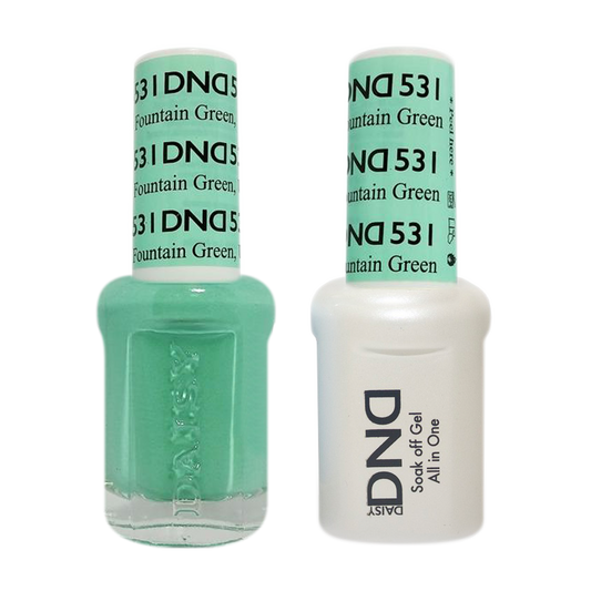 DND Nail Lacquer And Gel Polish, 531, Fountain Green, 0.5oz MY0924