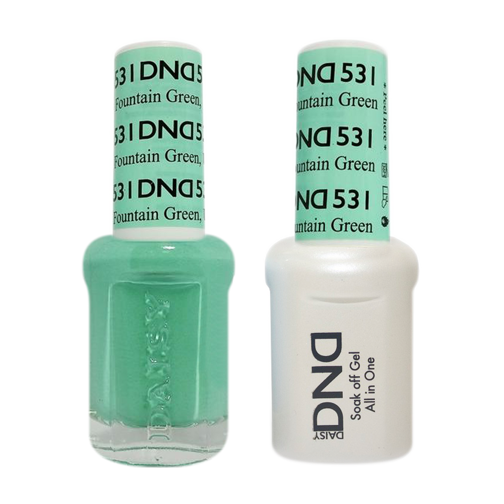 DND Nail Lacquer And Gel Polish, 531, Fountain Green, 0.5oz MY0924