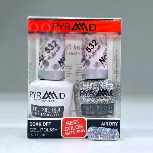 Pyramid Gel Polish + Nail Lacquer, 532, 0.5oz OK1021MD