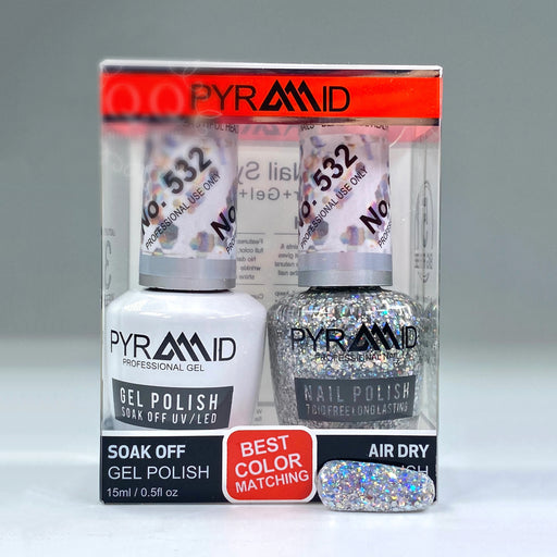 Pyramid Gel Polish + Nail Lacquer, 532, 0.5oz OK1021MD
