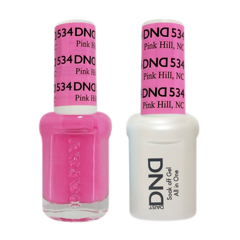 DND Nail Lacquer And Gel Polish, 534, Pink Hill, 0.5oz MY0924