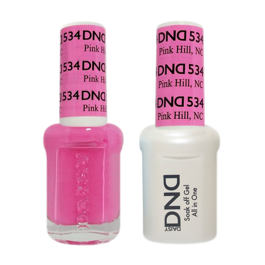 DND Nail Lacquer And Gel Polish, 534, Pink Hill, 0.5oz MY0924