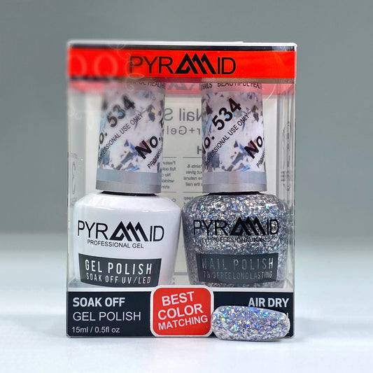 Pyramid Gel Polish + Nail Lacquer, 534, 0.5oz OK1021MD