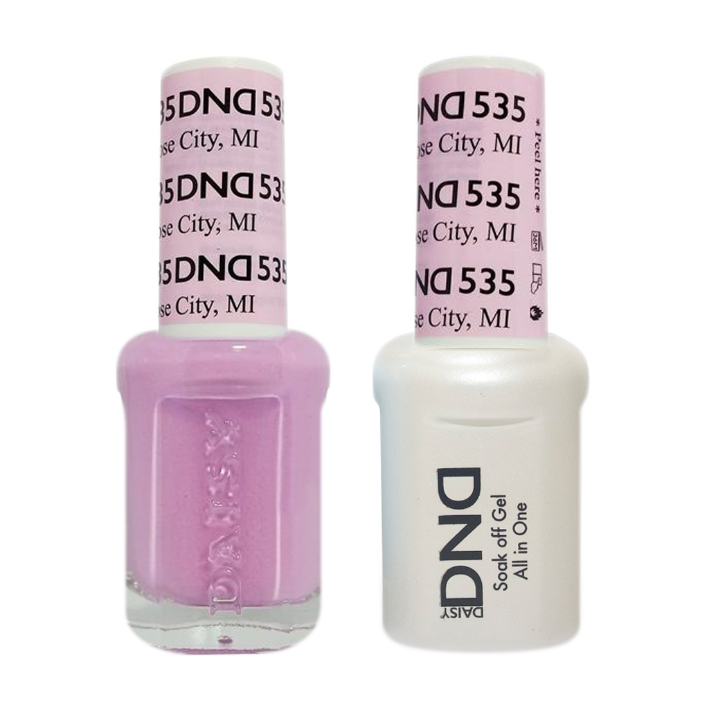 DND Nail Lacquer And Gel Polish, 535, Rose City, 0.5oz MY0924