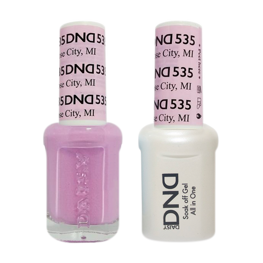 DND Nail Lacquer And Gel Polish, 535, Rose City, 0.5oz MY0924