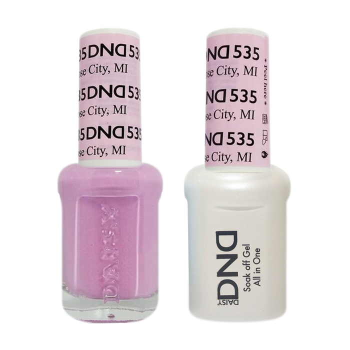 DND Nail Lacquer And Gel Polish, 535, Rose City, 0.5oz MY0924