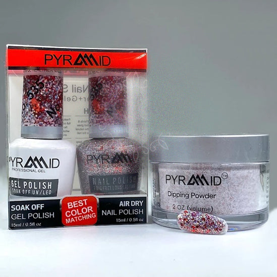 Pyramid 3in1 Dipping Powder + Gel Polish + Nail Lacquer, 535 OK1021MD