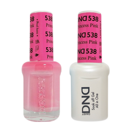 DND Nail Lacquer And Gel Polish, 538, Princess Pin, 0.5oz MY0924