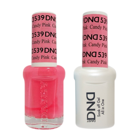 DND Nail Lacquer And Gel Polish, 539, Candy Pink, 0.5oz MY0924