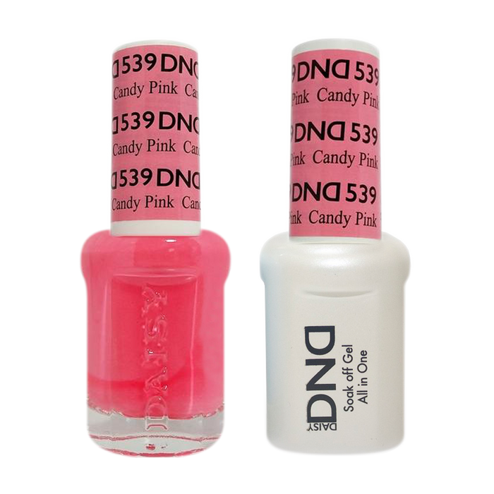 DND Nail Lacquer And Gel Polish, 539, Candy Pink, 0.5oz MY0924