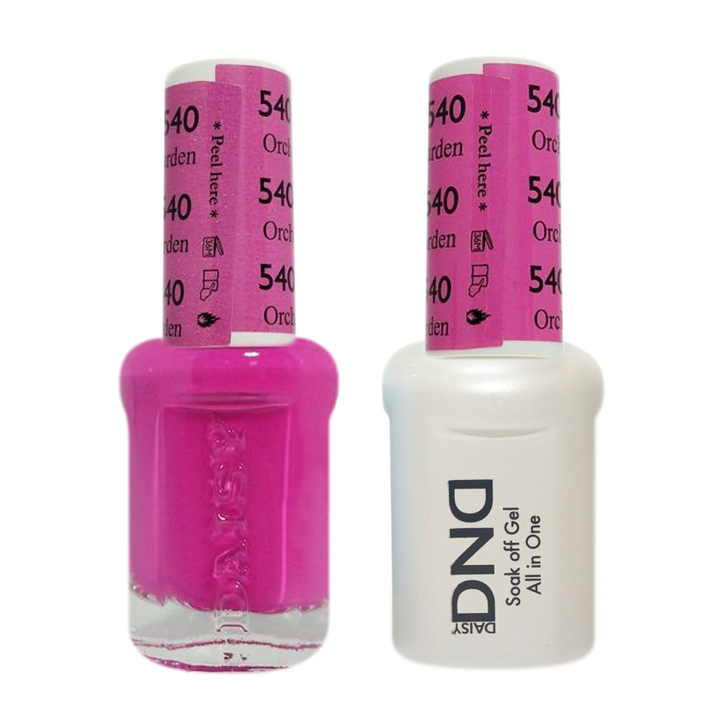 DND Nail Lacquer And Gel Polish, 540, Orchid Garden, 0.5oz MY0924