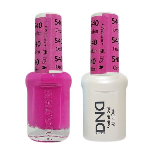 DND Nail Lacquer And Gel Polish, 540, Orchid Garden, 0.5oz MY0924