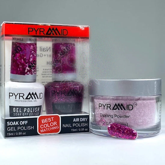 Pyramid 3in1 Dipping Powder + Gel Polish + Nail Lacquer, 540 OK1021MD