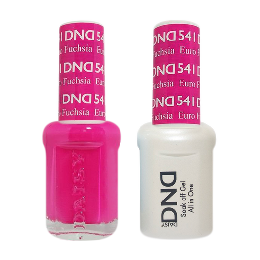 DND Nail Lacquer And Gel Polish, 541, Euro Fuchsia, 0.5oz MY0924