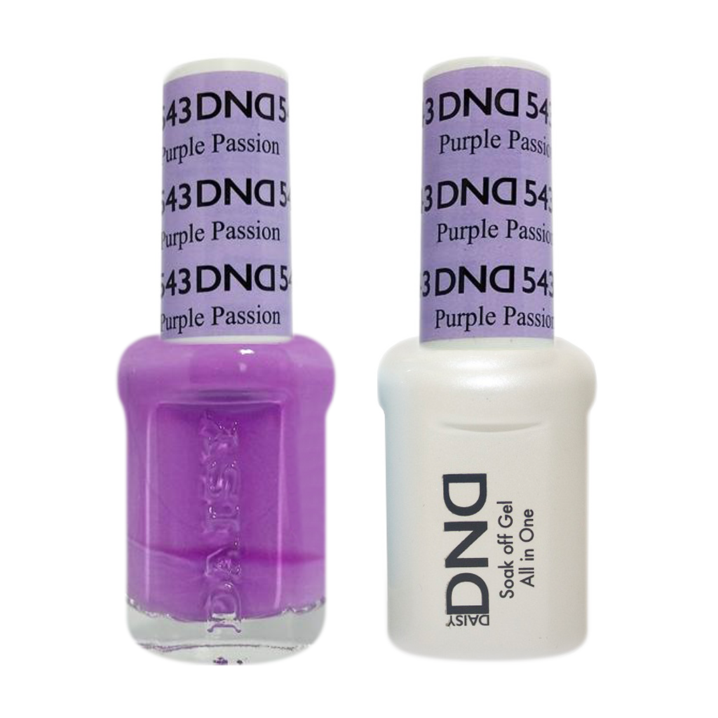 DND Nail Lacquer And Gel Polish, 543, Purple Passion, 0.5oz MY0924