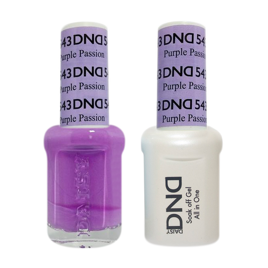 DND Nail Lacquer And Gel Polish, 543, Purple Passion, 0.5oz MY0924