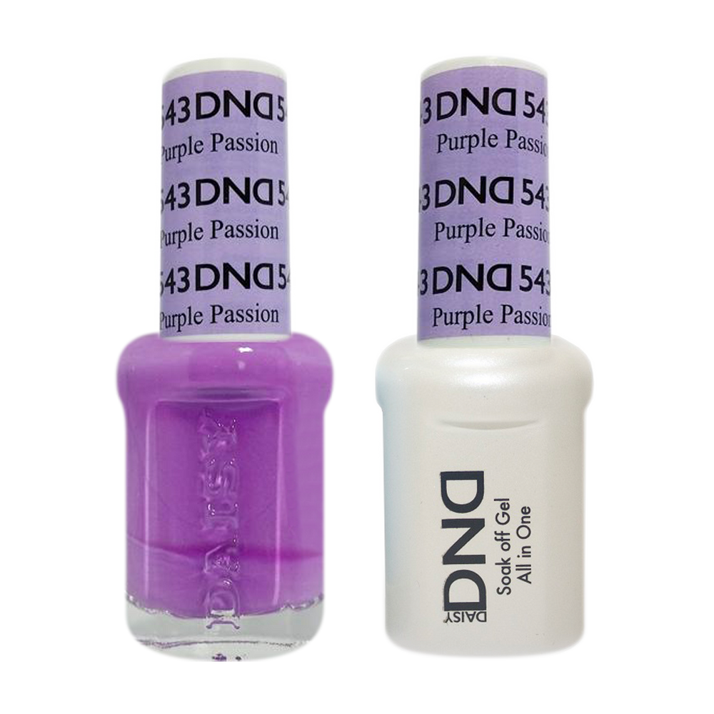 DND Nail Lacquer And Gel Polish, 543, Purple Passion, 0.5oz MY0924