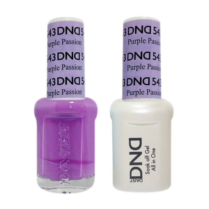 DND Nail Lacquer And Gel Polish, 543, Purple Passion, 0.5oz MY0924