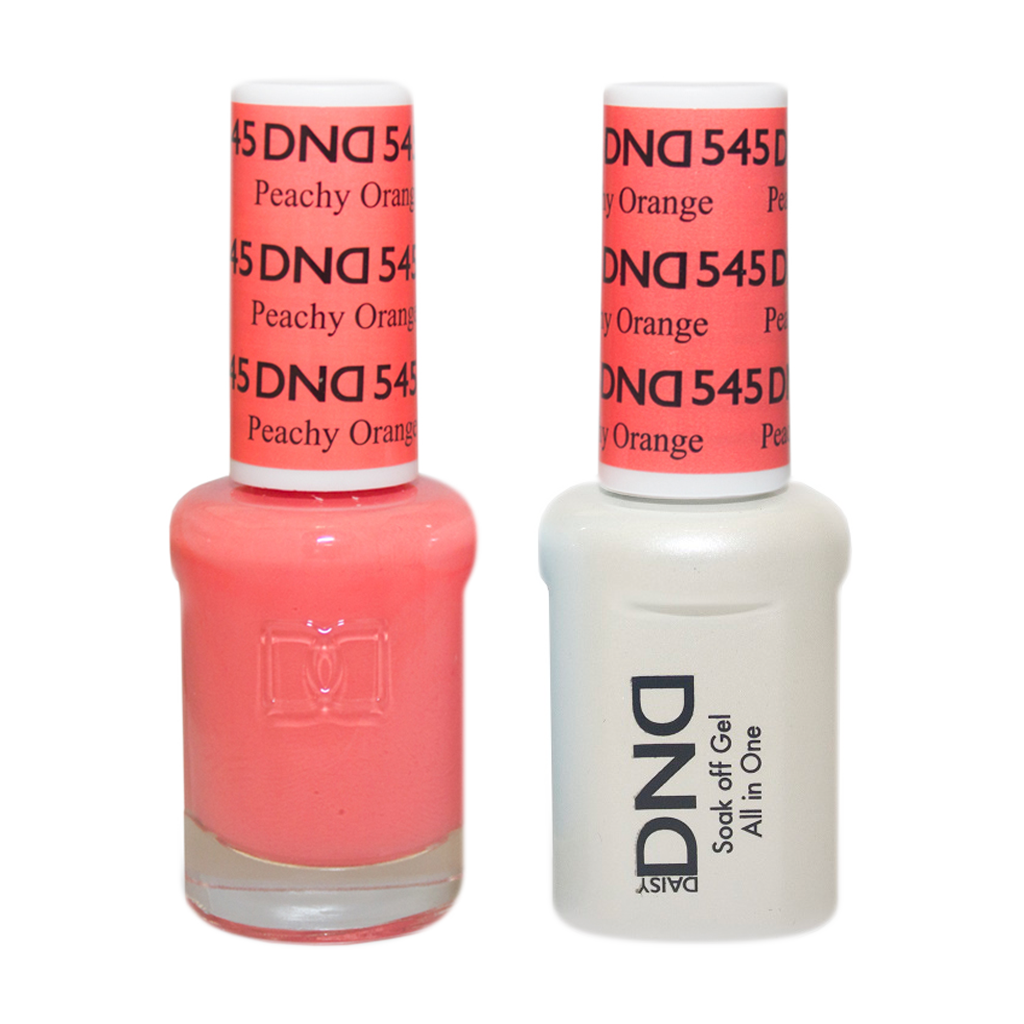 DND Nail Lacquer And Gel Polish, 545, Peachy Orange, 0.5oz MY0924