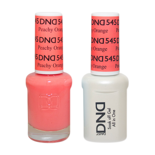 DND Nail Lacquer And Gel Polish, 545, Peachy Orange, 0.5oz MY0924