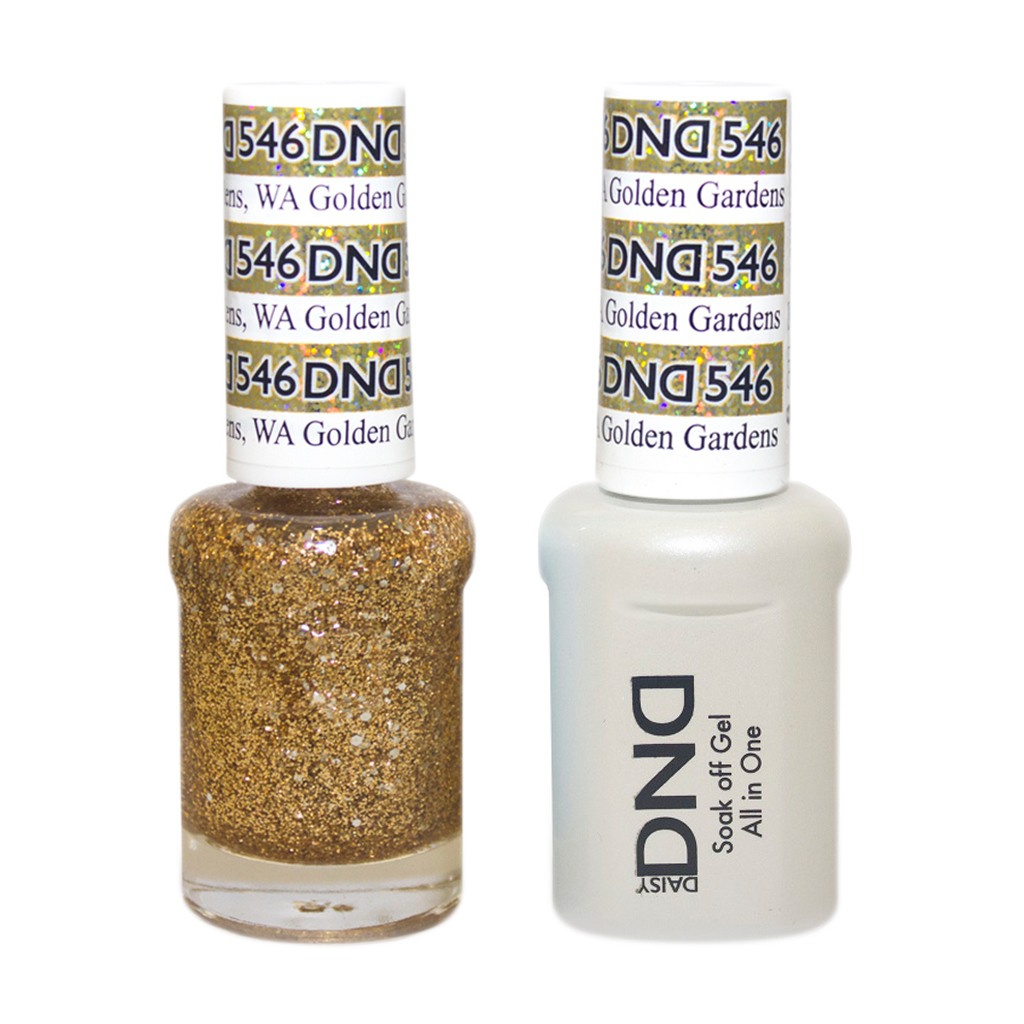 DND Nail Lacquer And Gel Polish, 546, Golden Gardens, 0.5oz MY0924