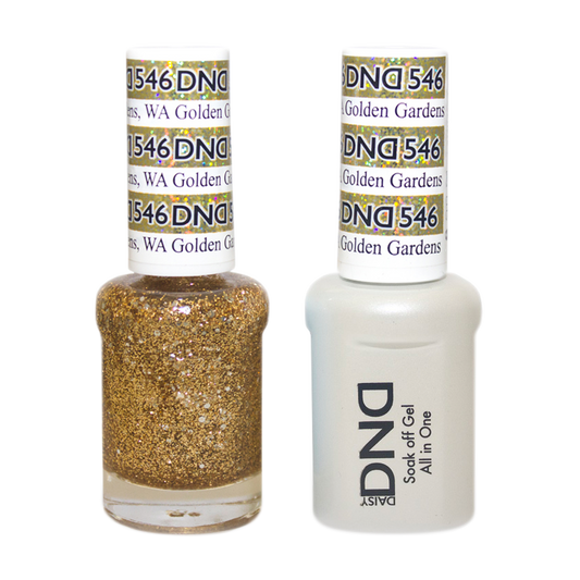 DND Nail Lacquer And Gel Polish, 546, Golden Gardens, 0.5oz MY0924