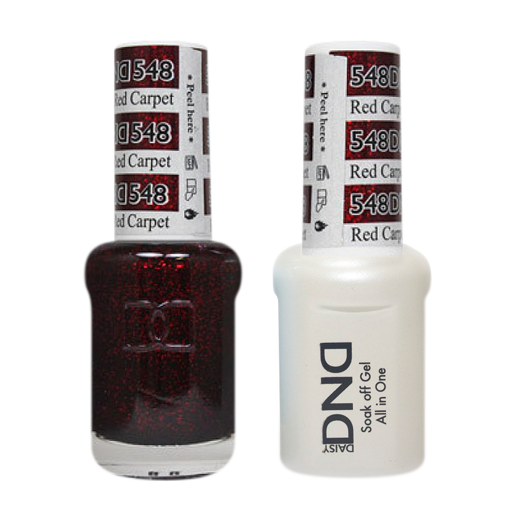 DND Nail Lacquer And Gel Polish, 548, Red Carpe, 0.5oz MY0924